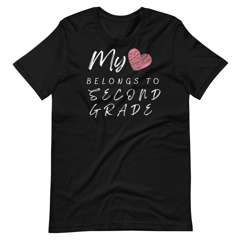 My Heart Belongs to 2nd Grade Teacher Shirt