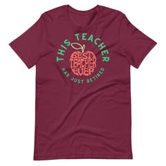 This Teacher Just Retired Shirt